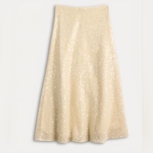 Simply Vera Vera Wang Cream A-Line Skirt